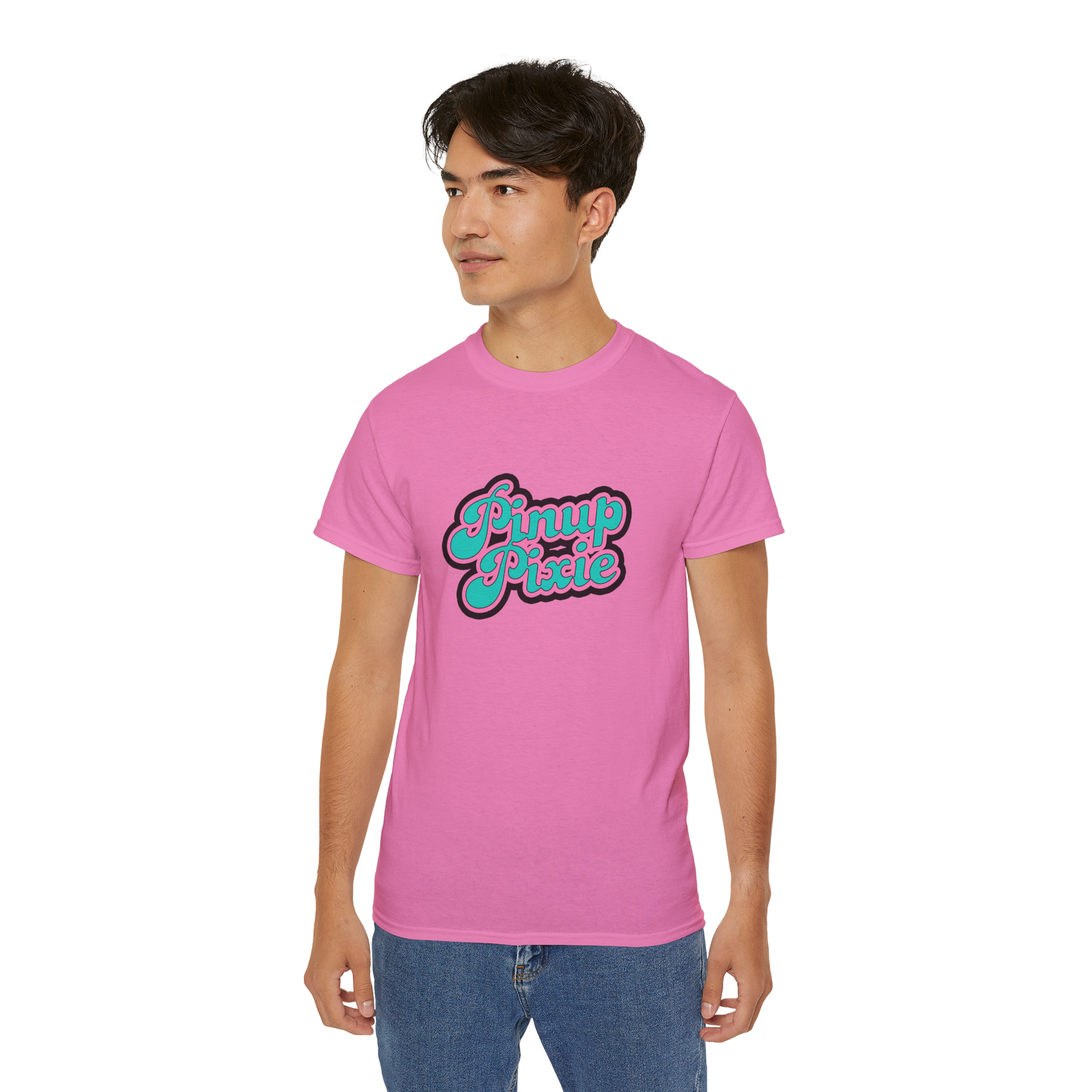 Pink Unisex Pinup Pixie Tee