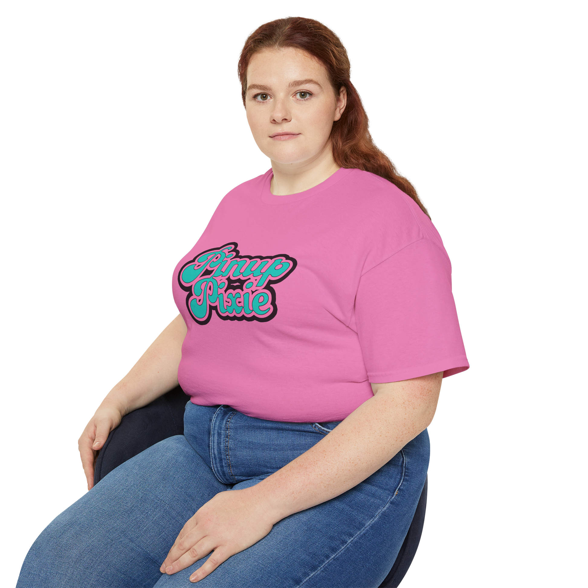 Pink Unisex Pinup Pixie Tee