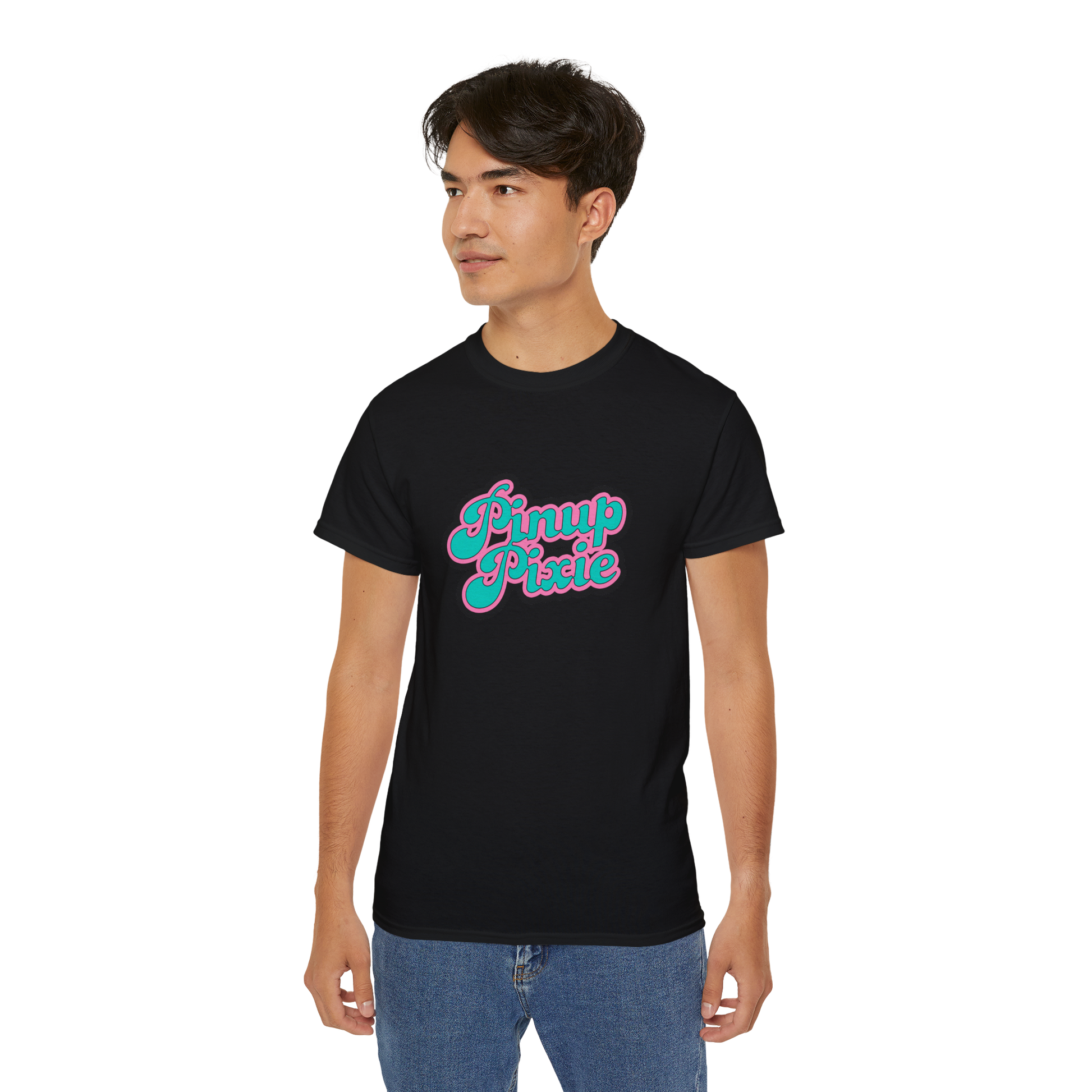 Black Unisex Pinup Pixie Tee