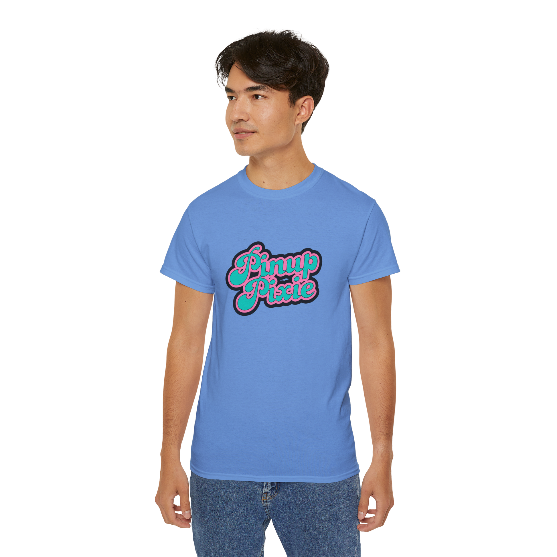 Blue Unisex Pinup Pixie Tee