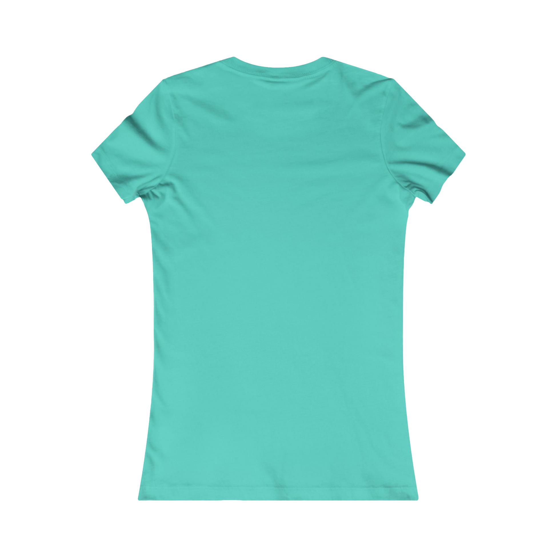 Teal Fitted Pinup Pixie Tee