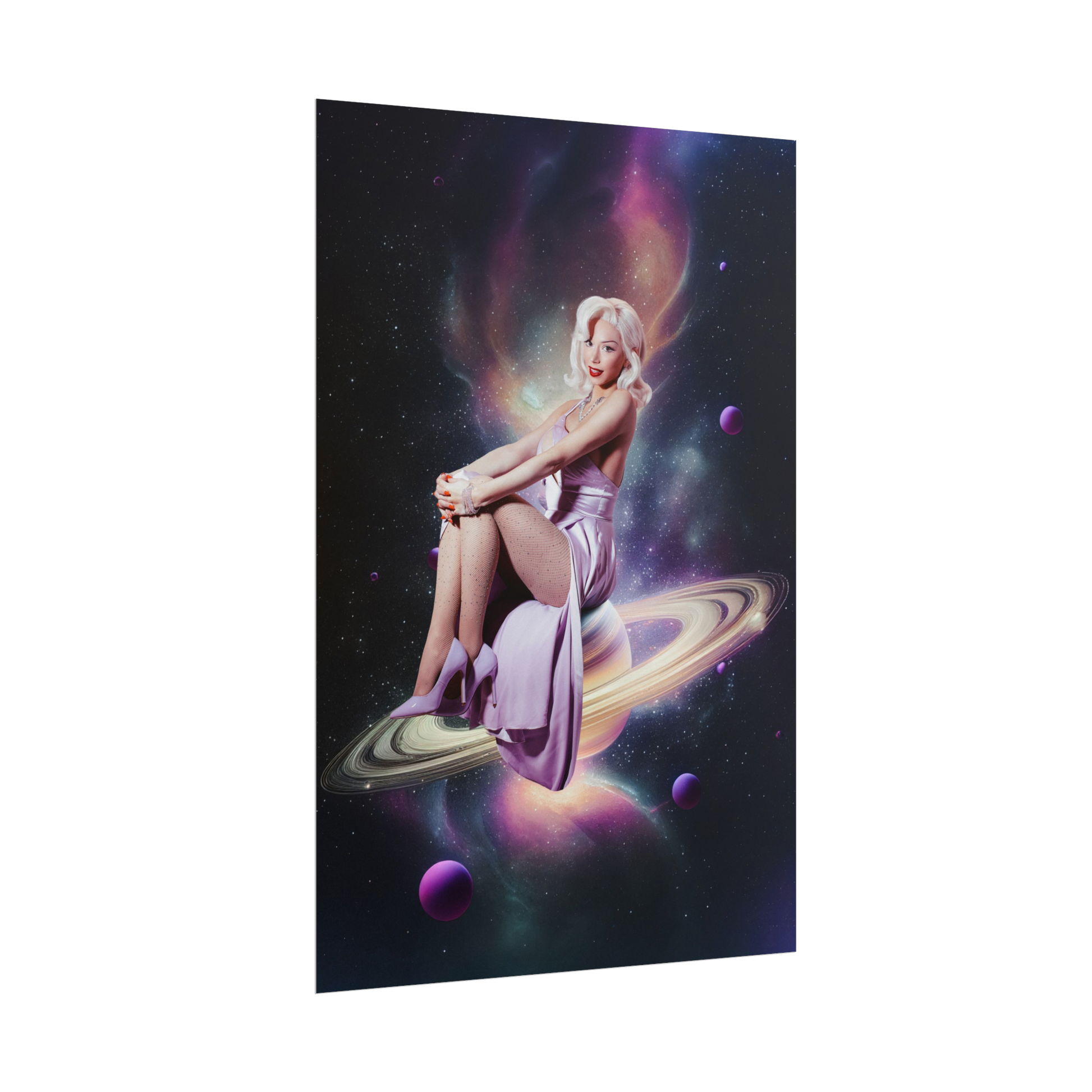 Pixie in Space Poster Print