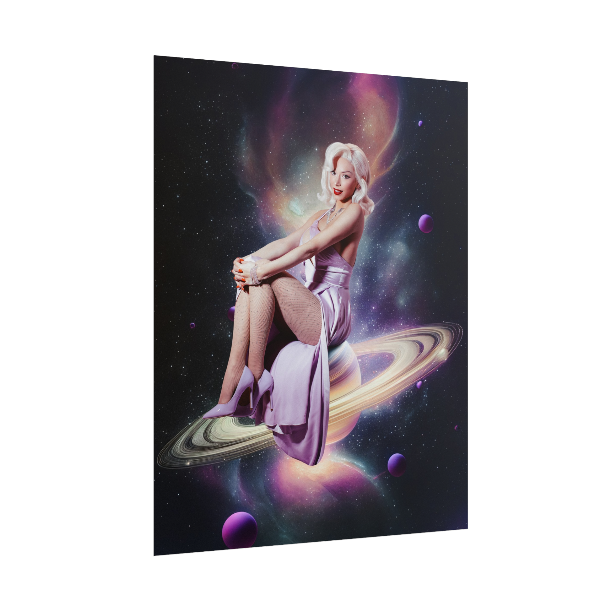 Pixie in Space Poster Print