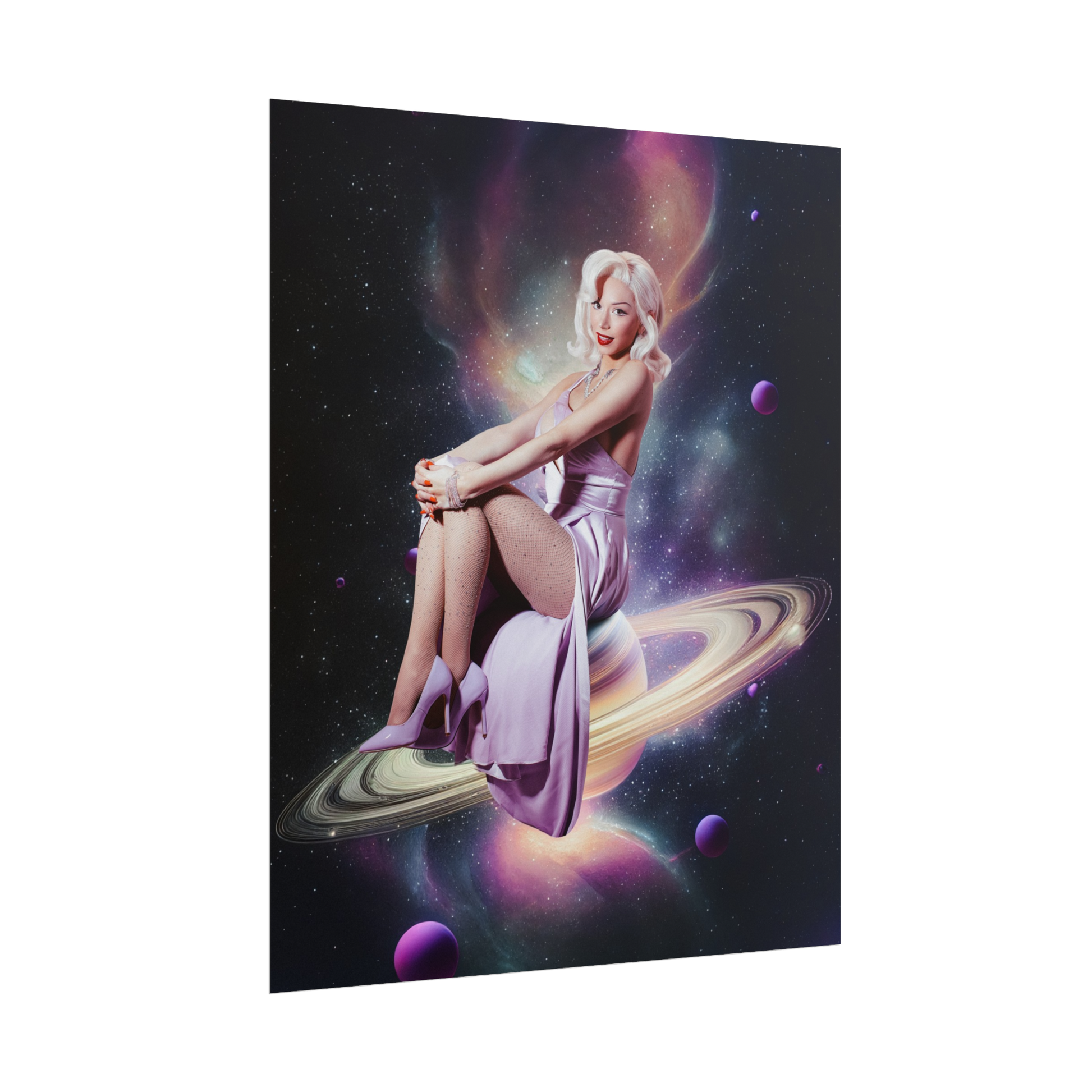 Pixie in Space Poster Print