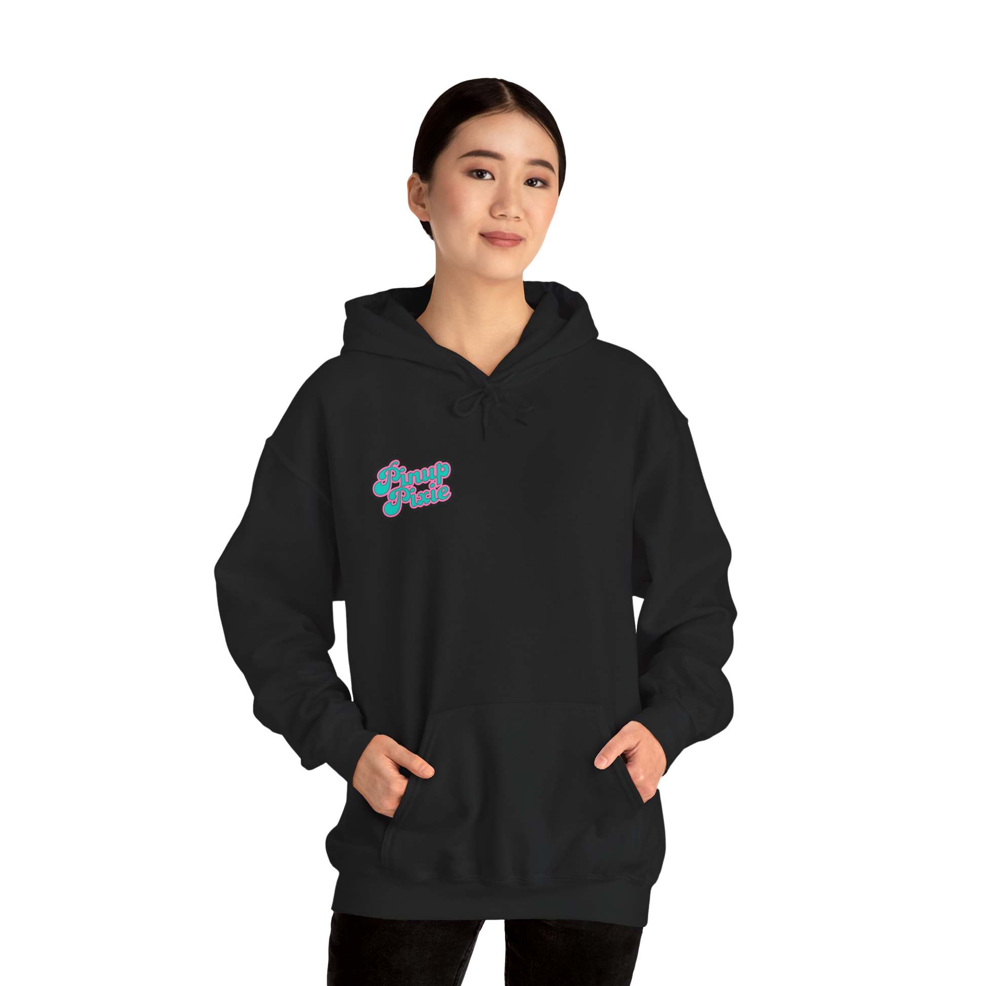 Black Pinup Pixie Hoodie