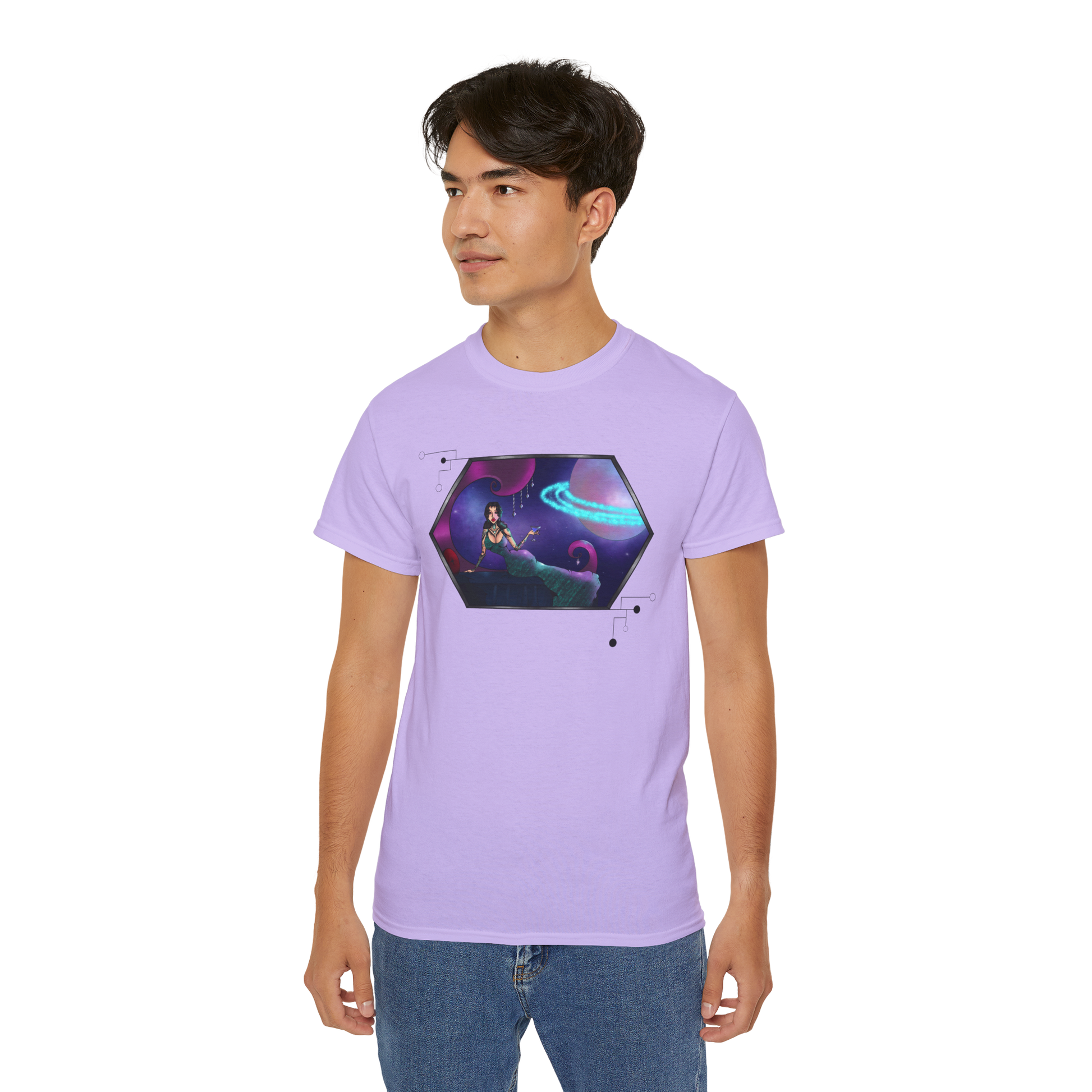 Purple Unisex Cosmic Siren Tee