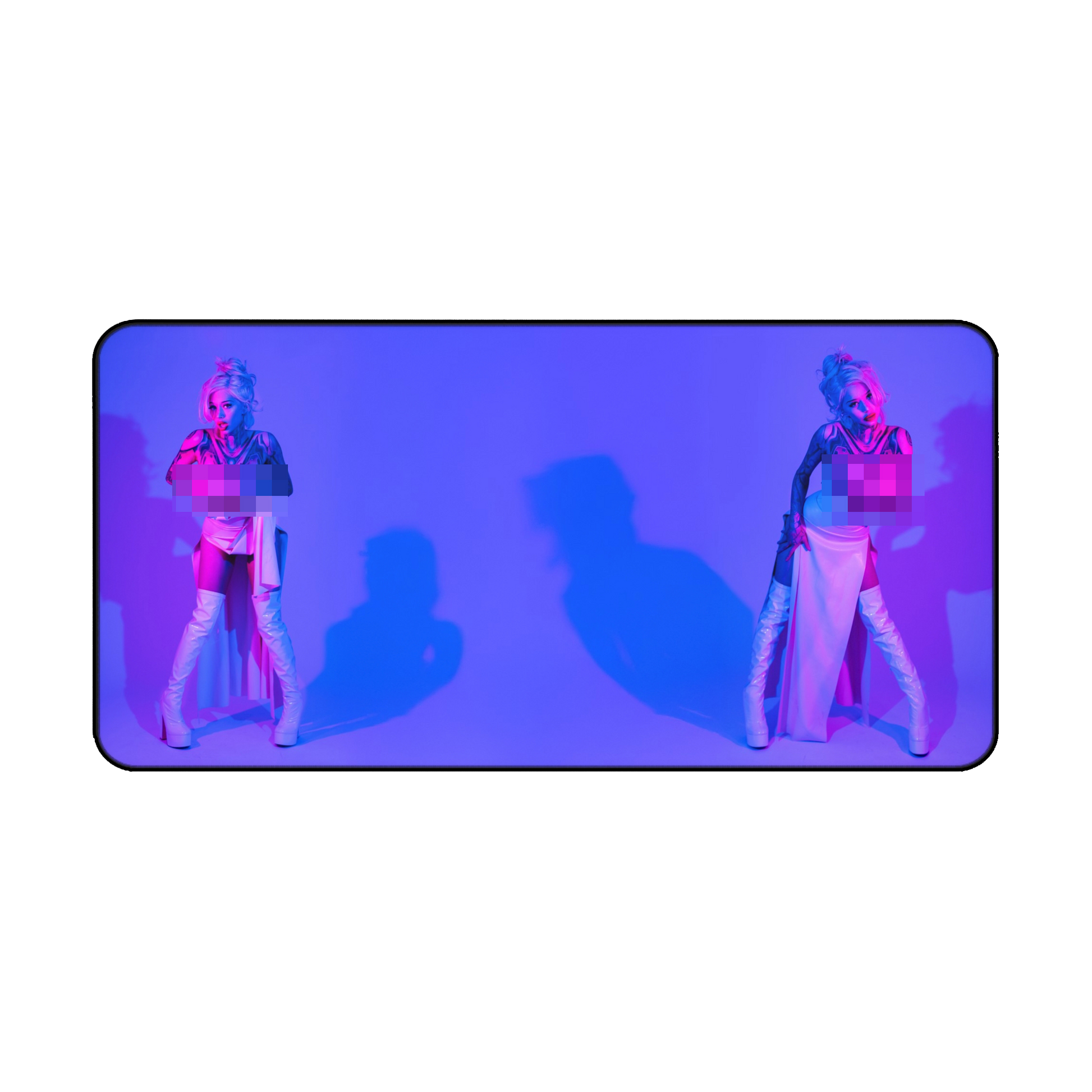 Neon Pixie Spicy Desk Mat