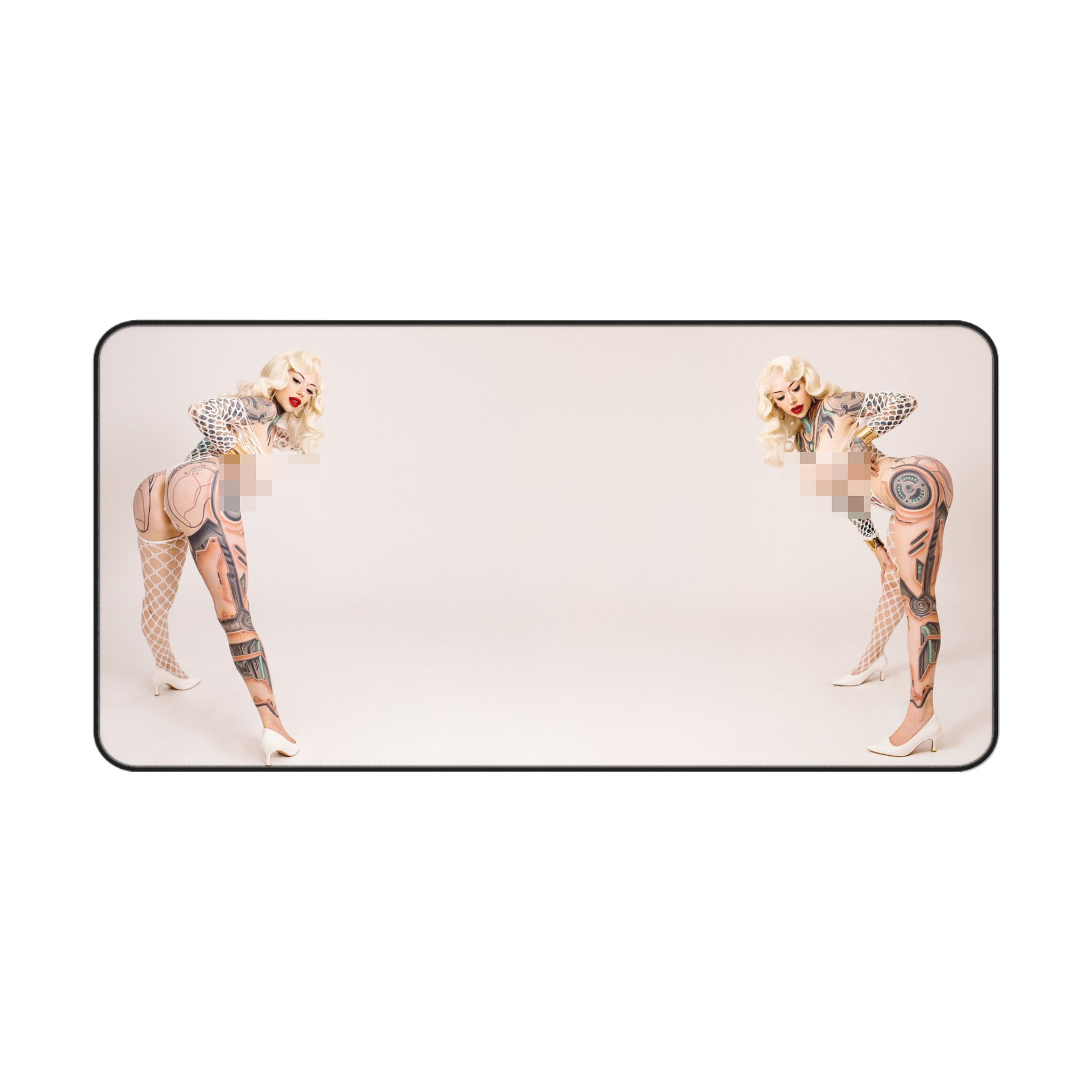 Fishnet Pixie Spicy Desk Mat