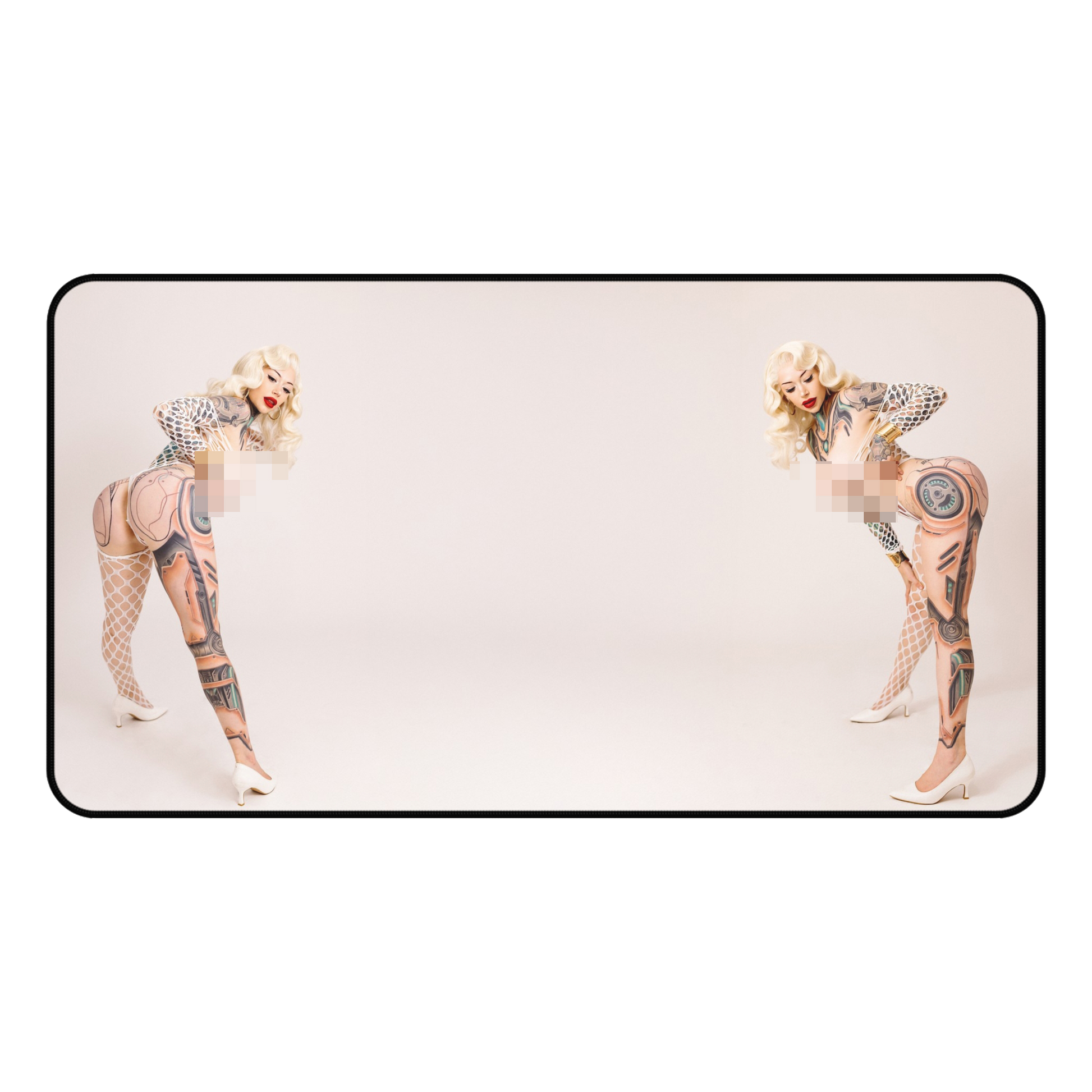Fishnet Pixie Spicy Desk Mat