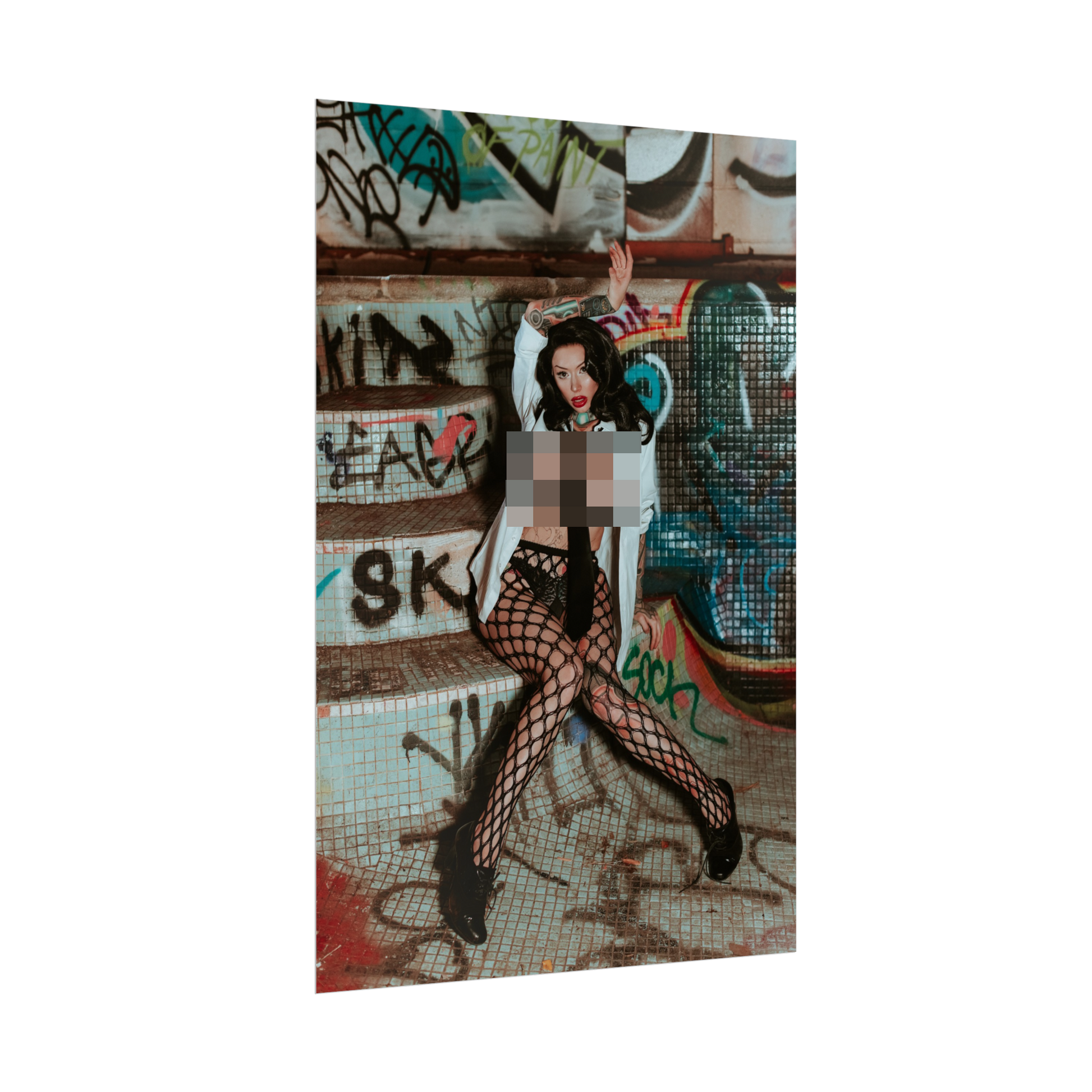 Edgy Pixie Spicy Poster
