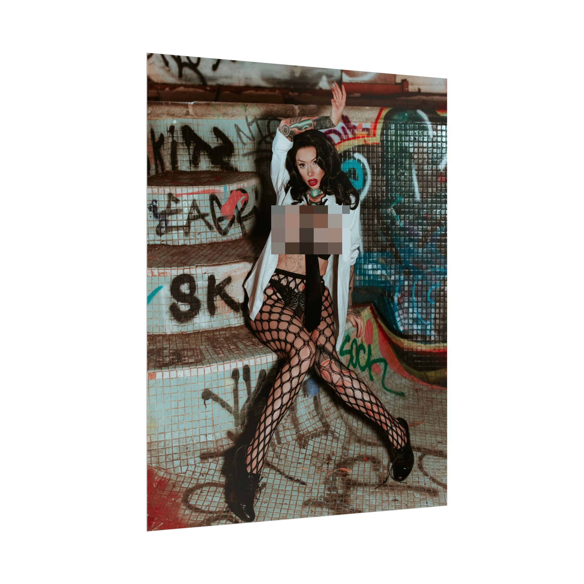 Edgy Pixie Spicy Poster