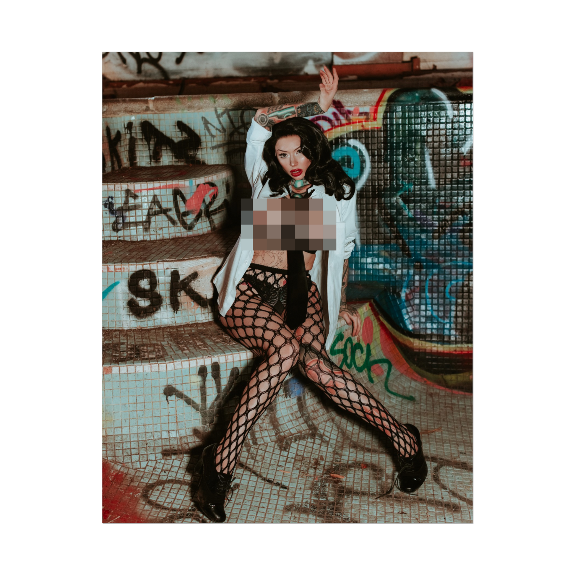 Edgy Pixie Spicy Poster