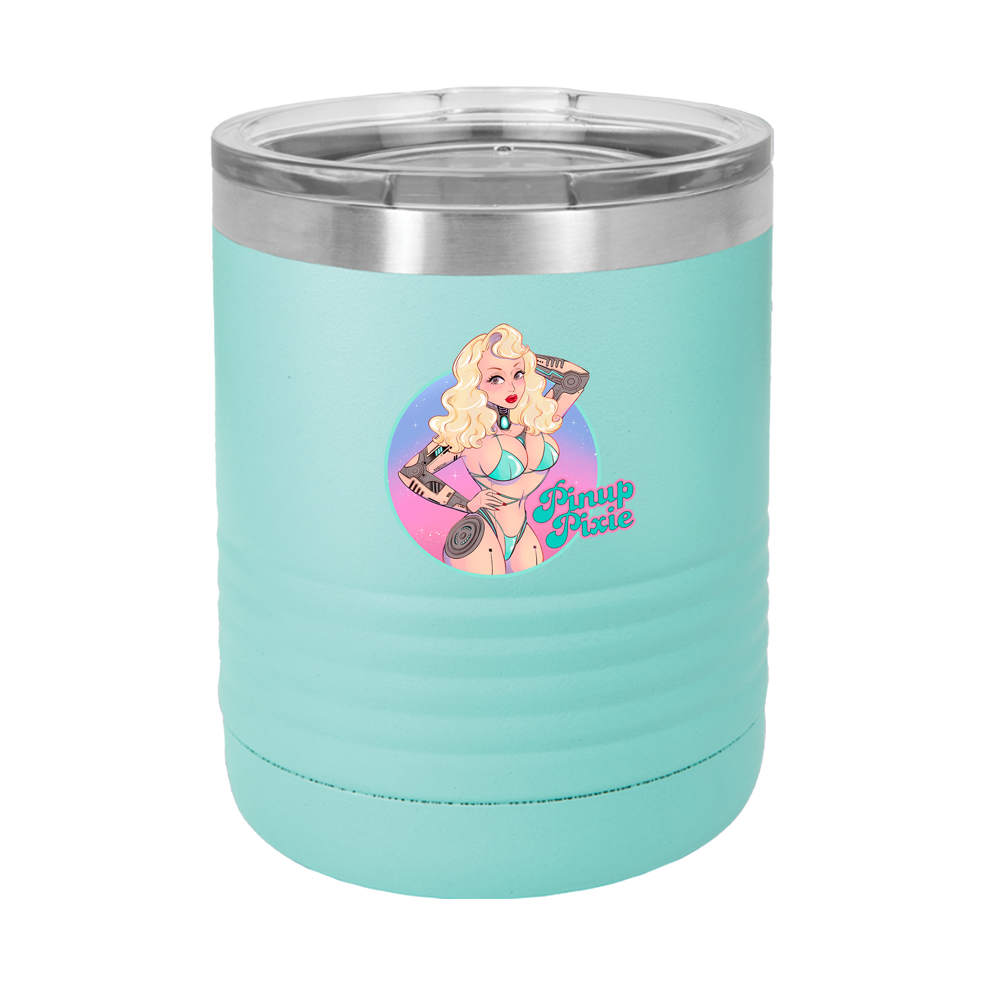 Bikini Droid Teal Tumbler