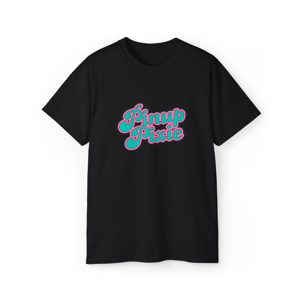 Black Unisex Pinup Pixie Tee