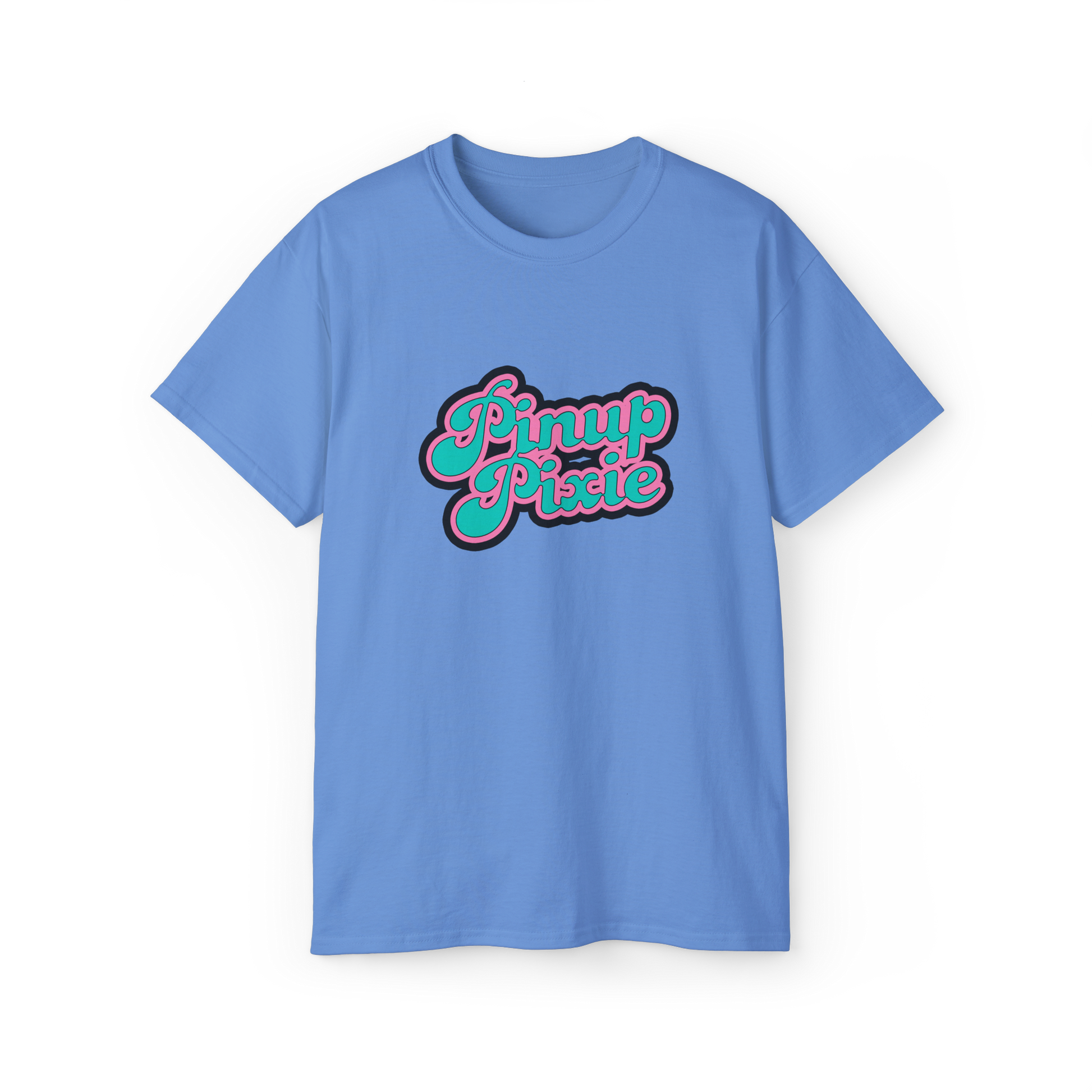 Blue Unisex Pinup Pixie Tee
