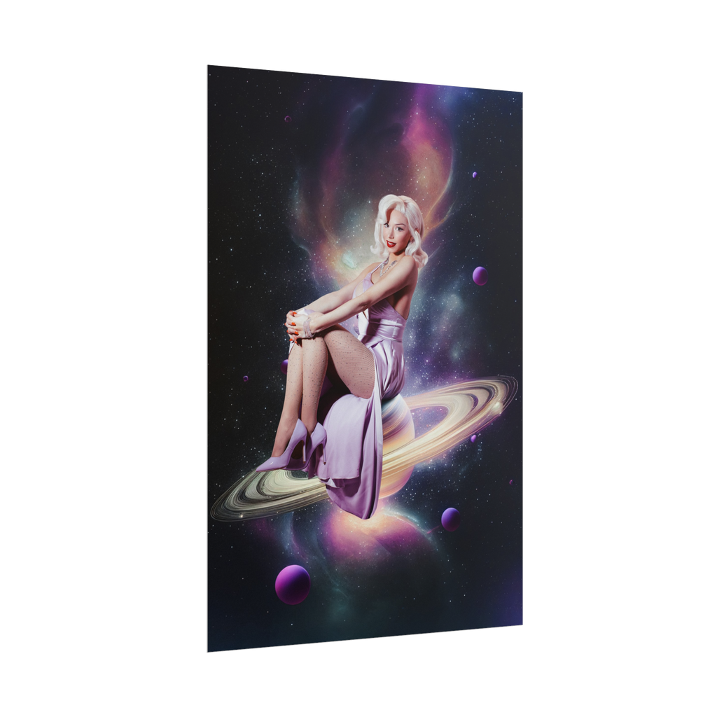 Pixie in Space Poster Print