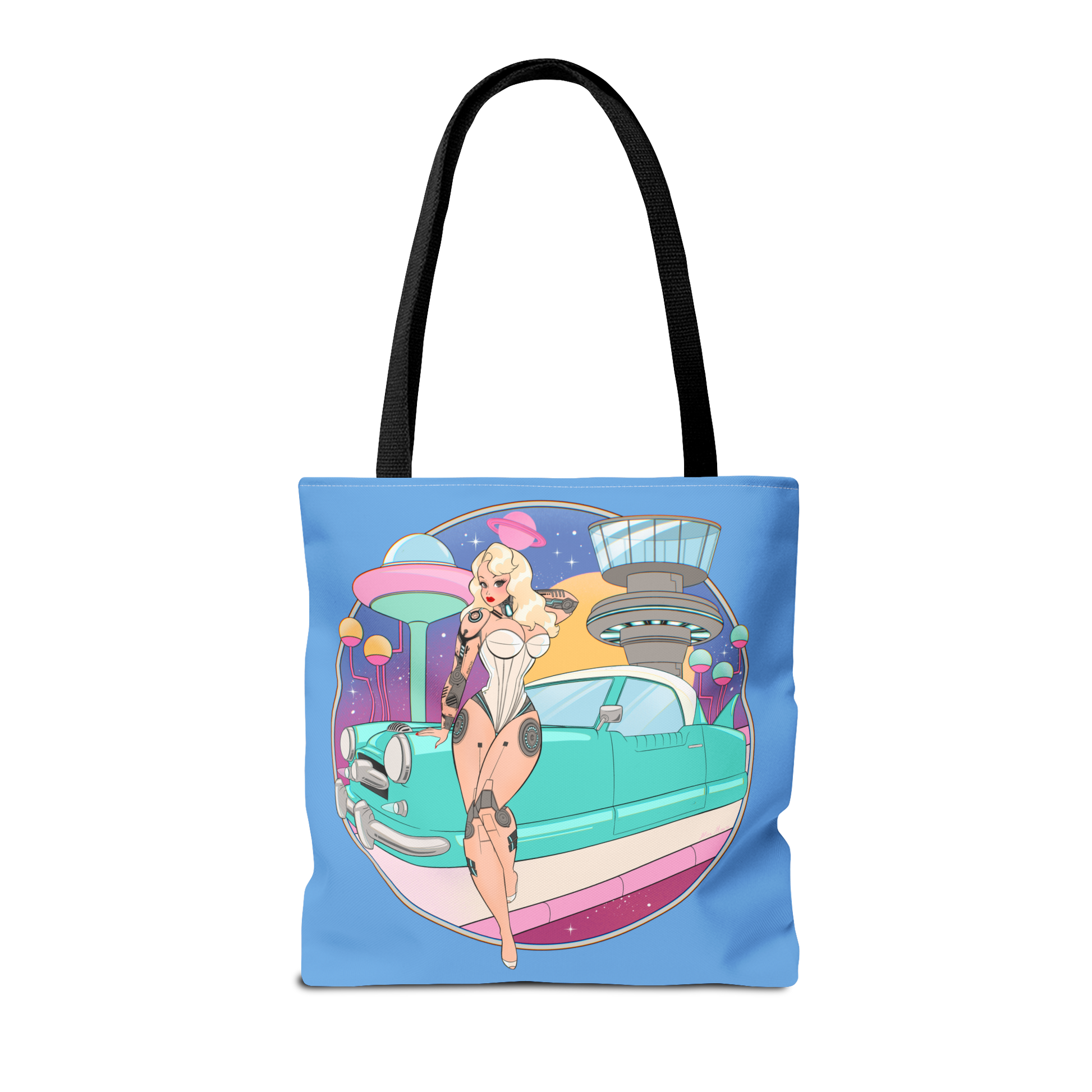 Pixie Droid Tote Bag