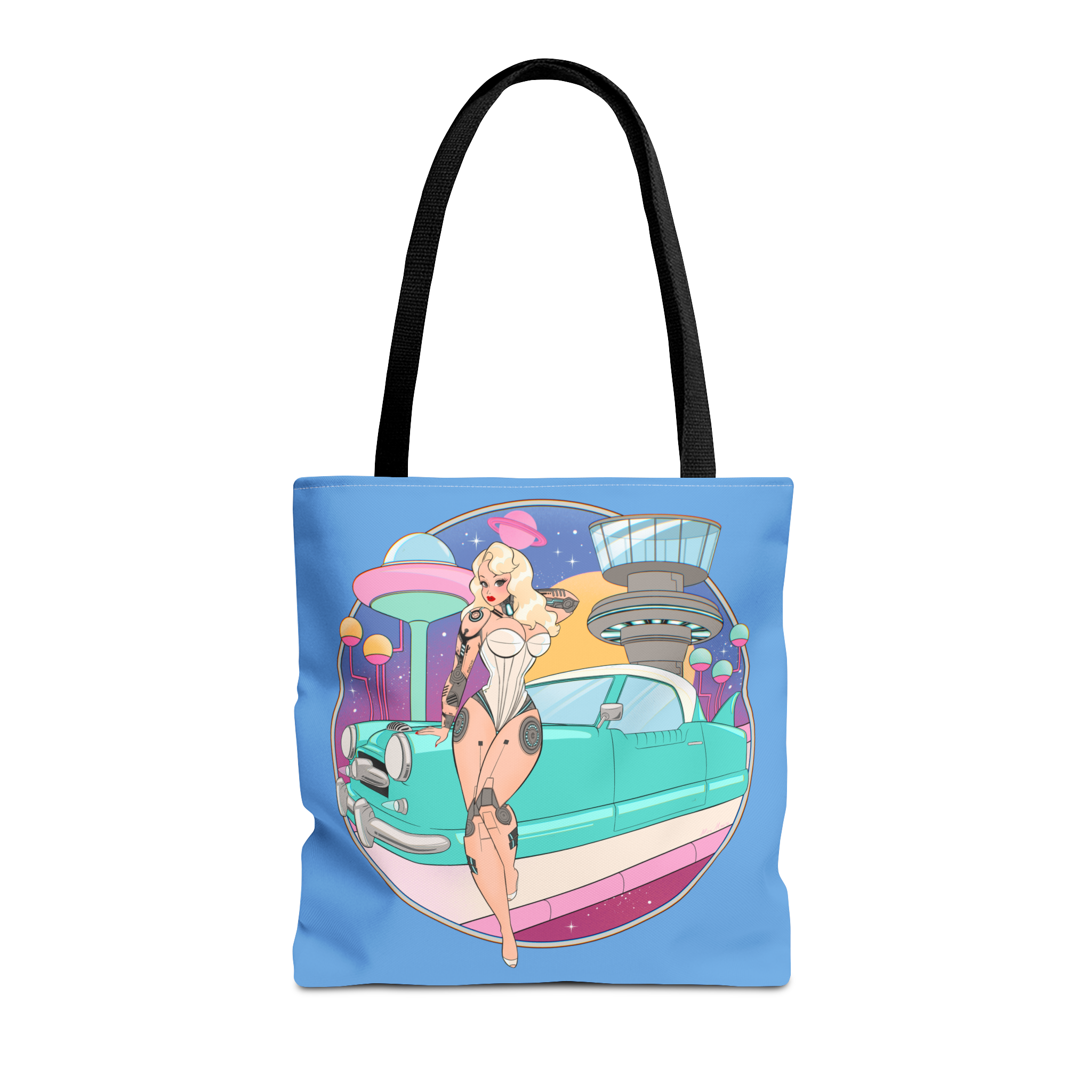 Pixie Droid Tote Bag