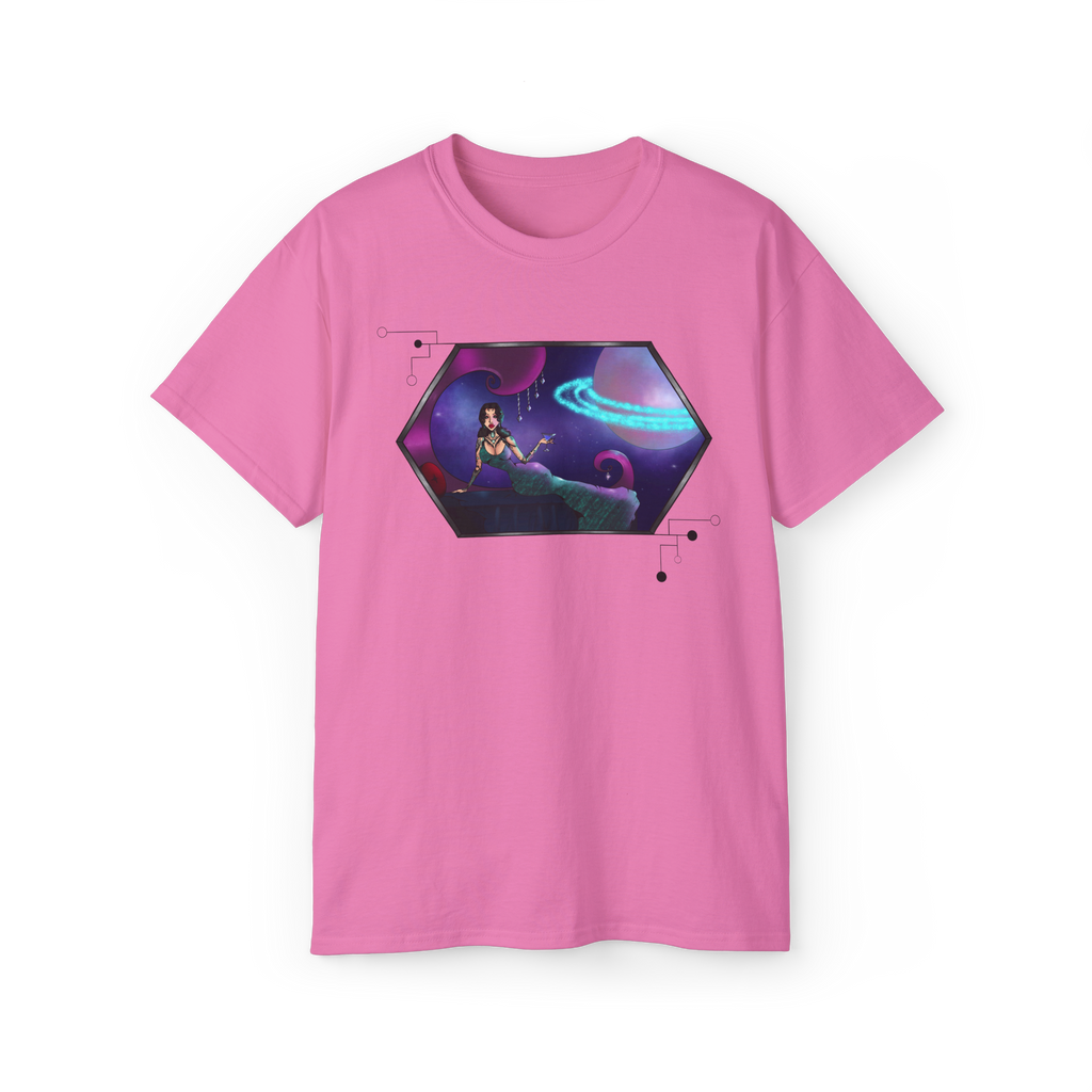 Pink Unisex Cosmic Siren Tee