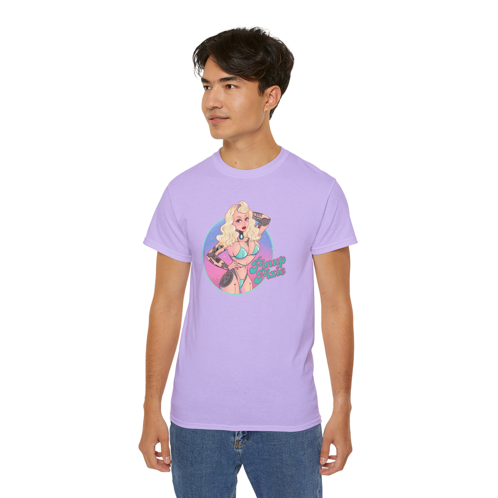 Purple Unisex Bikini Droid Tee