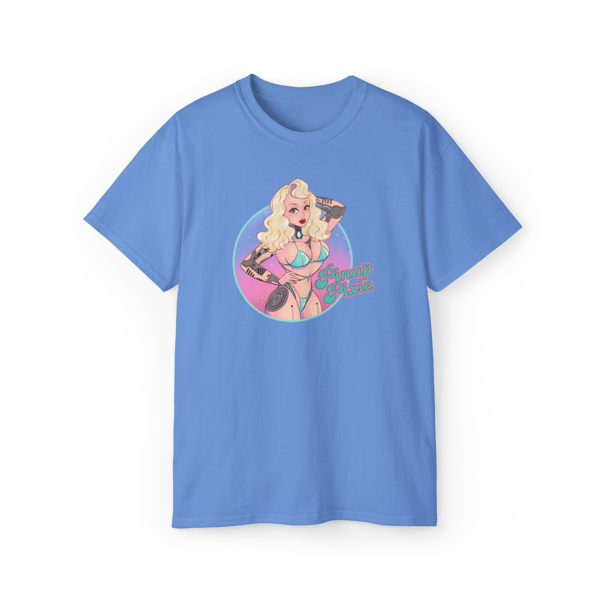 Blue Unisex Bikini Droid Tee