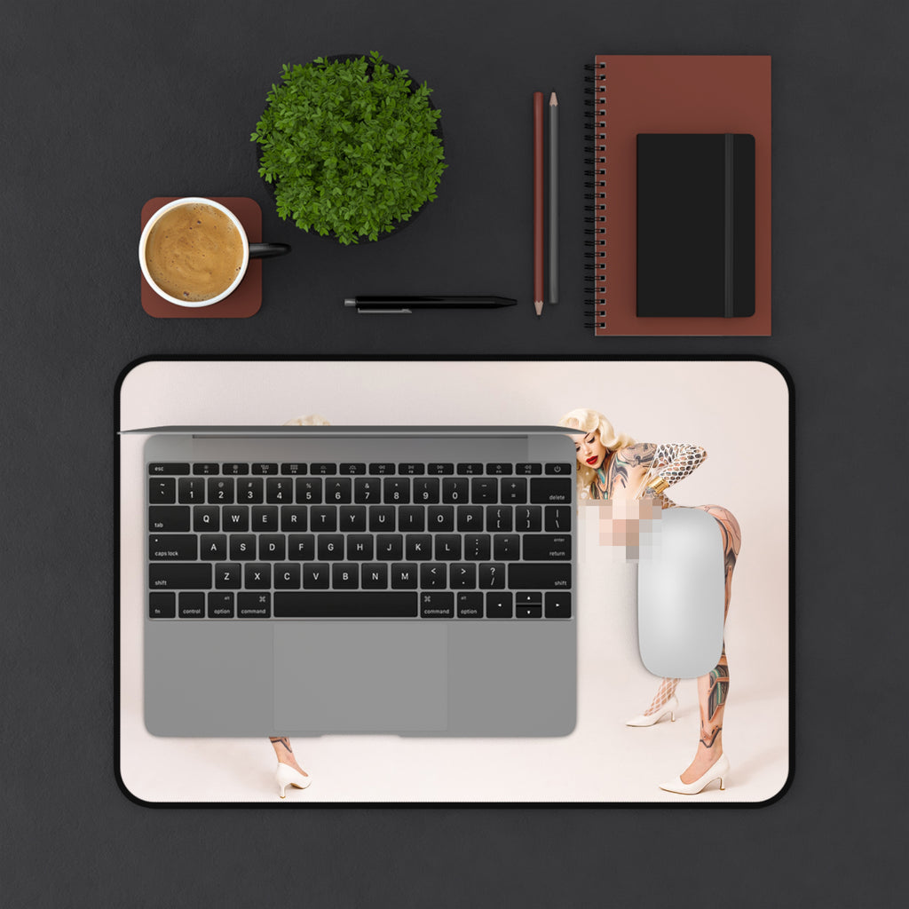 Fishnet Pixie Spicy Desk Mat