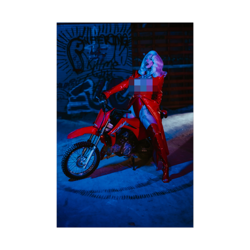 Biker Pixie Spicy Poster