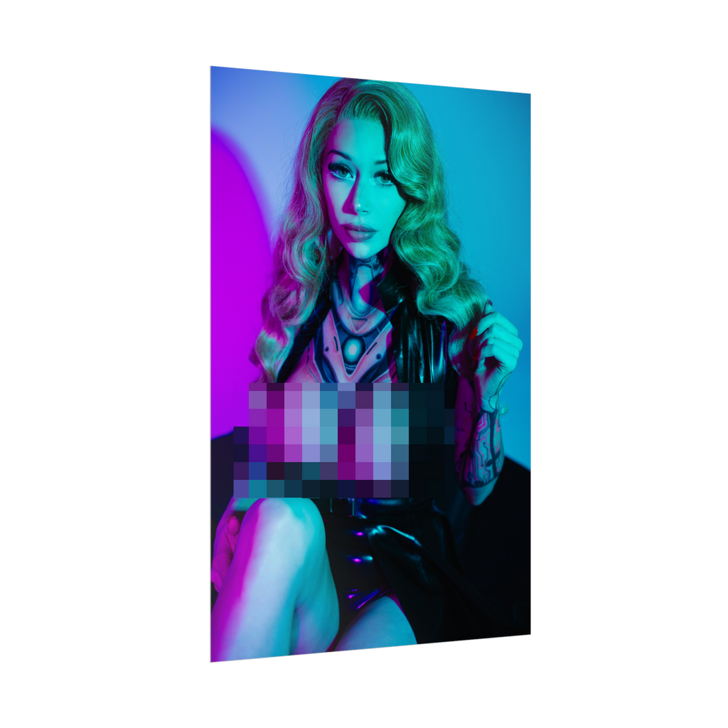 Neon Lights Spicy Poster