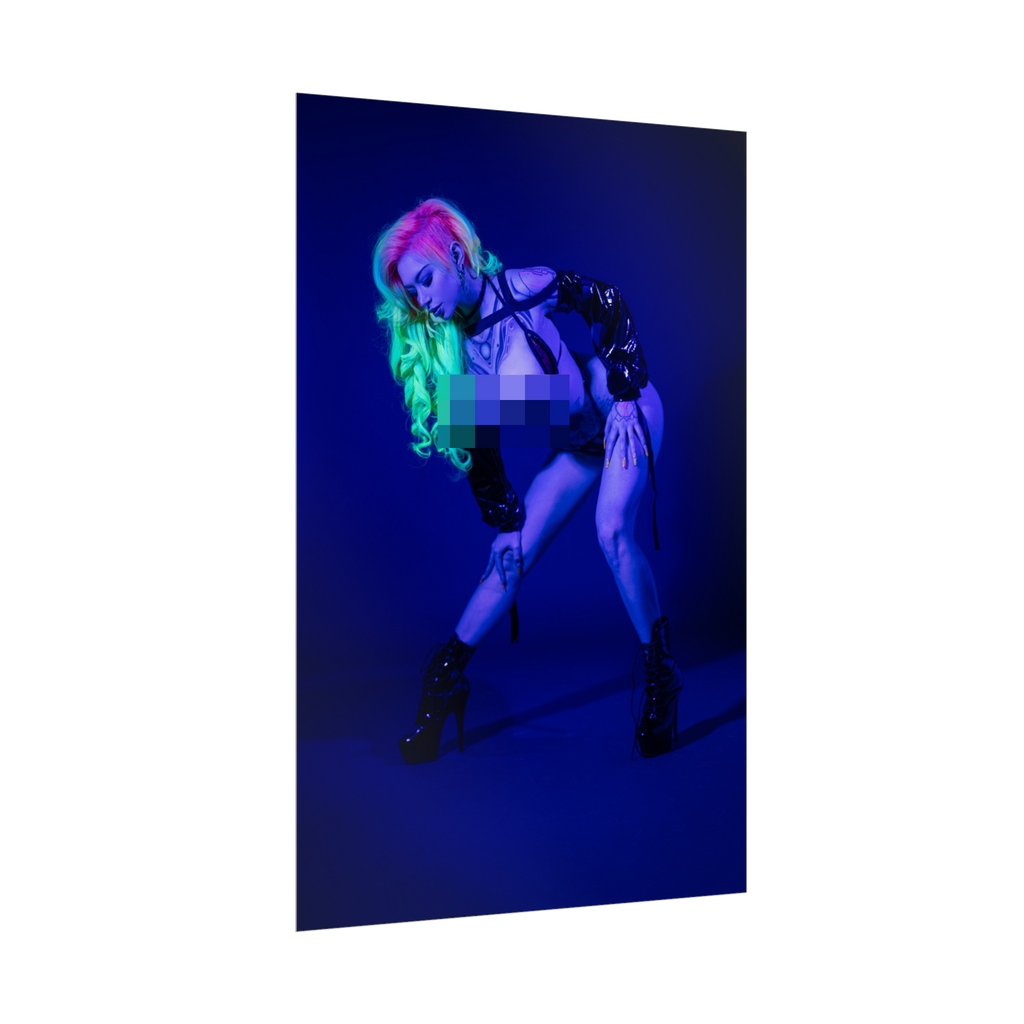 Vibrant Glow Spicy Poster