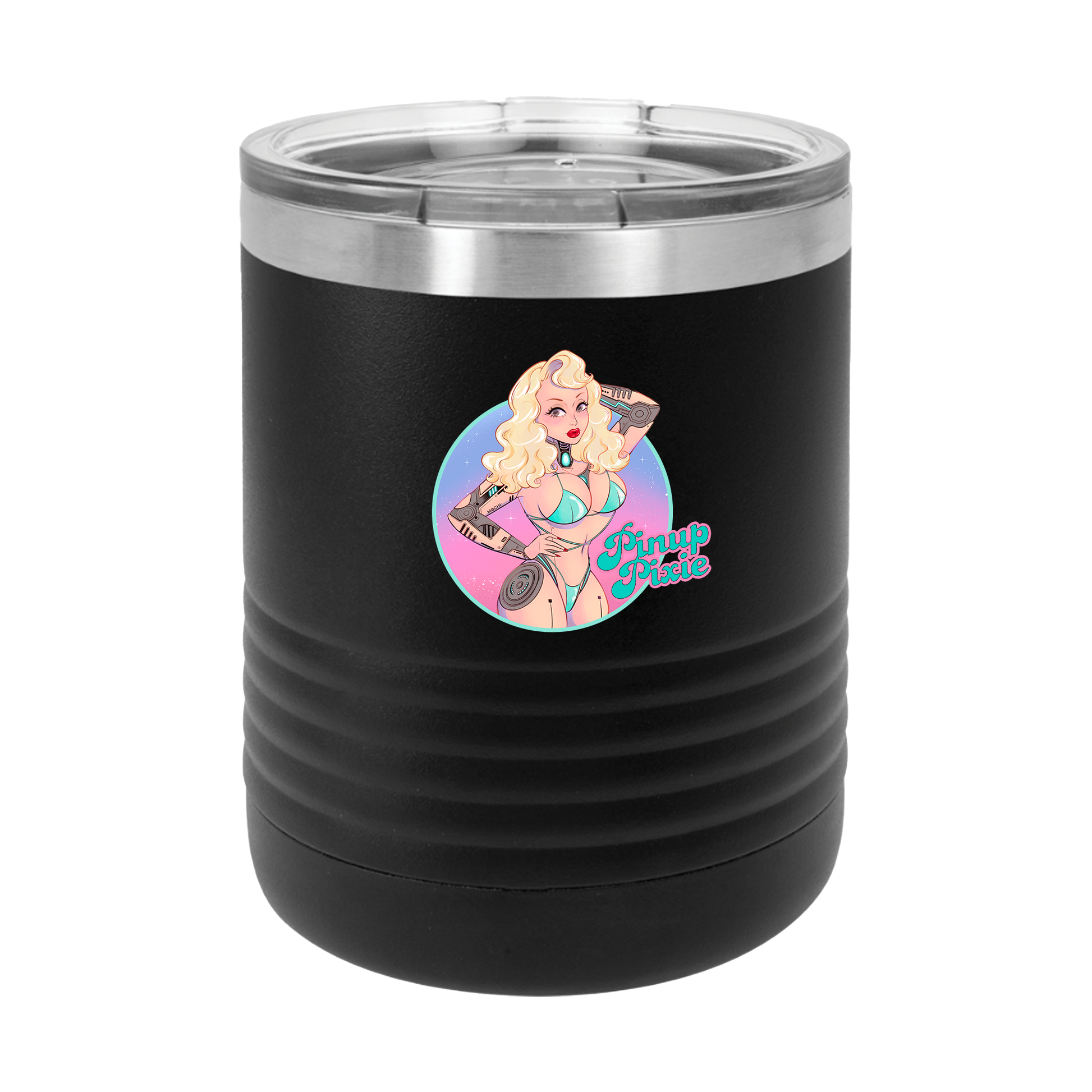 Bikini Droid Black Tumbler